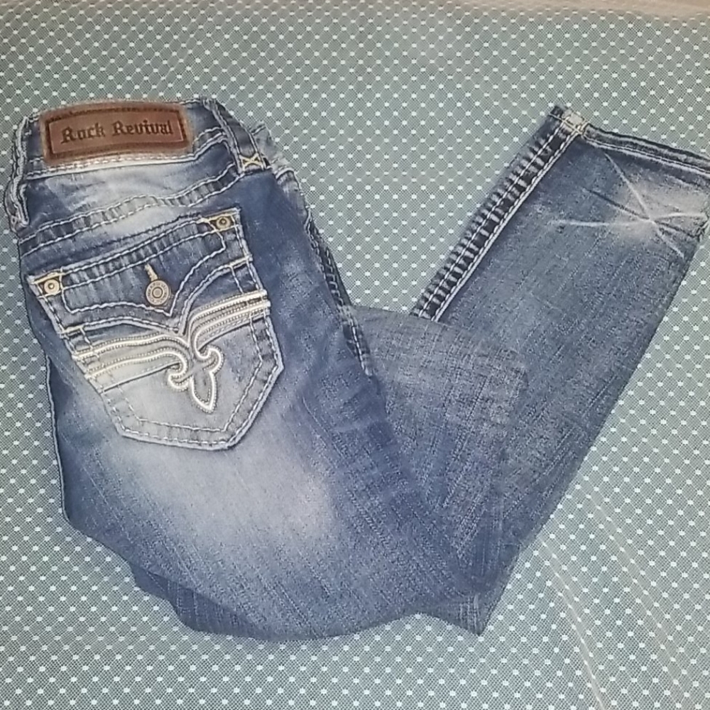 Rock revival skinny jeans